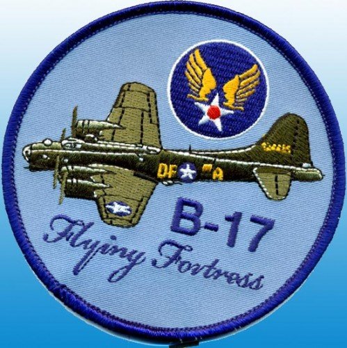 Vyšívaný odznak B-17 Flying Fortress